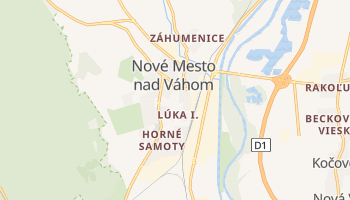 Carte en ligne de Nové Mesto nad Váhom