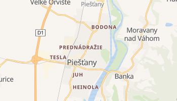 Carte en ligne de Piešťany