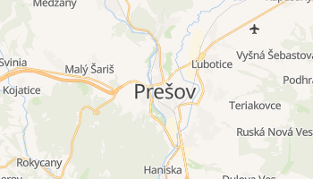 Carte en ligne de Prešov