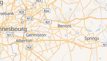 Carte en ligne de Boksburg