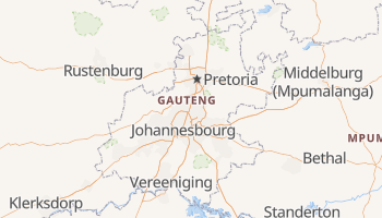 Carte en ligne de Gauteng