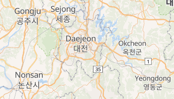Carte en ligne de Daejeon