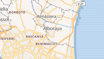 Carte en ligne de Alboraia