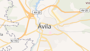 Carte en ligne de Ávila