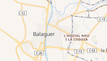 Carte en ligne de Balaguer