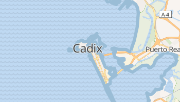 Carte en ligne de Cadix