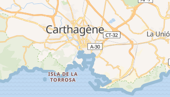 Carte en ligne de Carthagène