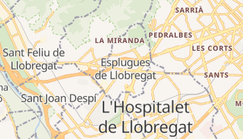 Carte en ligne de Esplugues de Llobregat