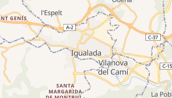 Carte en ligne de Igualada