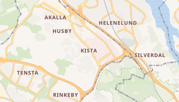 Carte en ligne de Kista