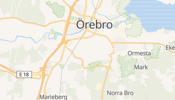 Carte en ligne de Örebro