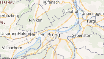 Carte en ligne de Brugg