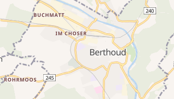 Carte en ligne de Berthoud