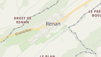 Carte en ligne de Renan