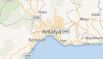 Carte en ligne de Antalya