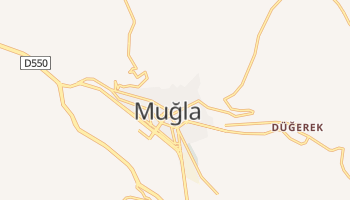 Carte en ligne de Muğla