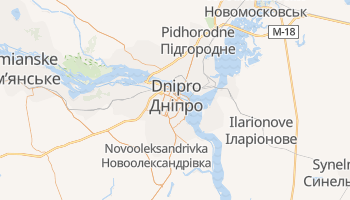 Carte en ligne de Dnipropetrovsk
