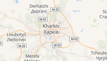 Carte en ligne de Kharkiv