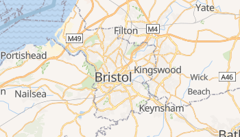 Carte en ligne de Bristol