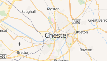 Carte en ligne de Chester