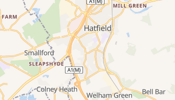 Carte en ligne de Hatfield