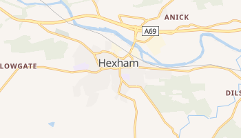 Carte en ligne de Hexham