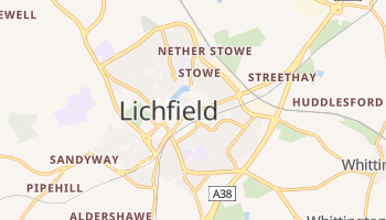 Carte en ligne de Lichfield