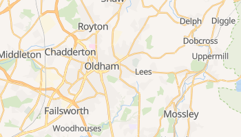 Carte en ligne de Oldham