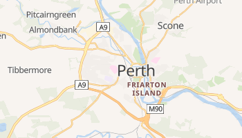 Carte en ligne de Perth