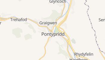 Carte en ligne de Pontypridd