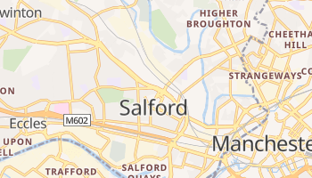Carte en ligne de Salford