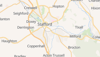 Carte en ligne de Stafford