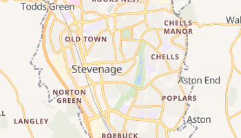 Carte en ligne de Stevenage