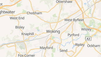 Carte en ligne de Woking