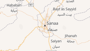 Carte en ligne de Sana'a