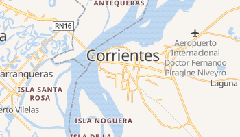 Mappa online di Corrientes