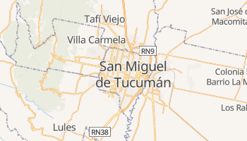 Mappa online di San Miguel de Tucumán