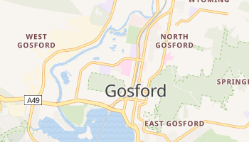 Mappa online di Gosford