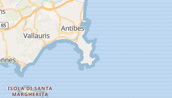Mappa online di Antibes