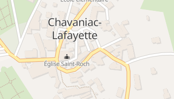 Mappa online di Chavaniac-Lafayette