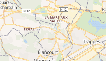 Mappa online di Élancourt