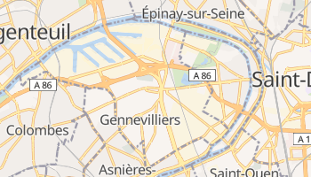 Mappa online di Gennevilliers