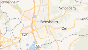 Mappa online di Bensheim