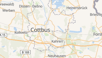 Mappa online di Cottbus