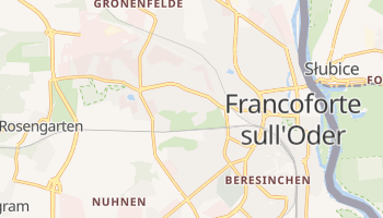 Mappa online di Francoforte sull'Oder