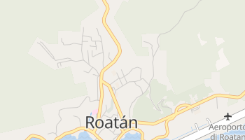 Mappa online di Roatán