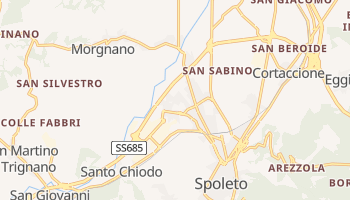 Mappa online di Spoleto