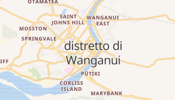Mappa online di Distretto di Wanganui
