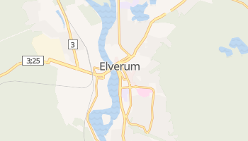 Mappa online di Elverum
