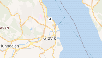 Mappa online di Gjøvik